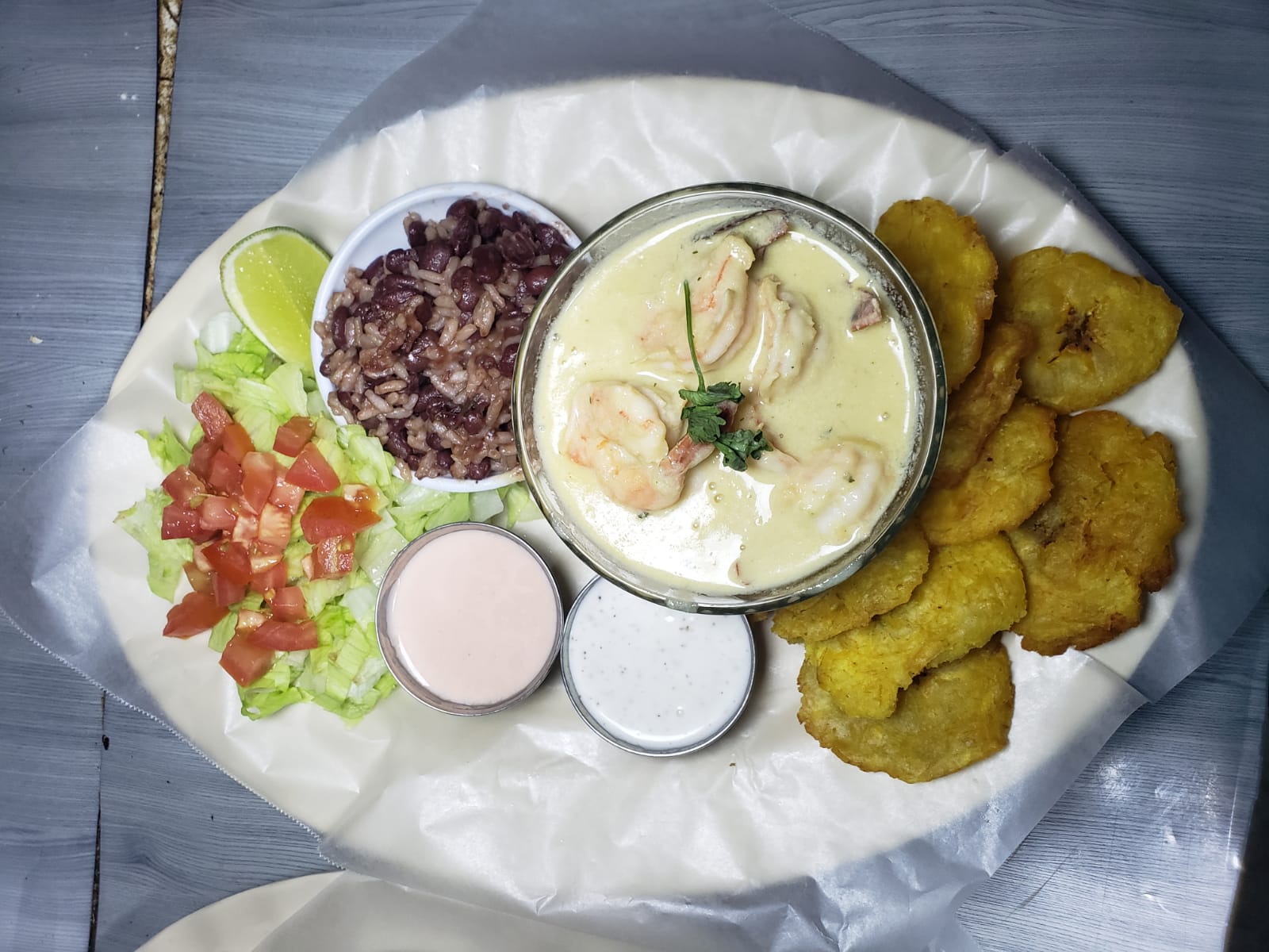 Camarones al ajillo