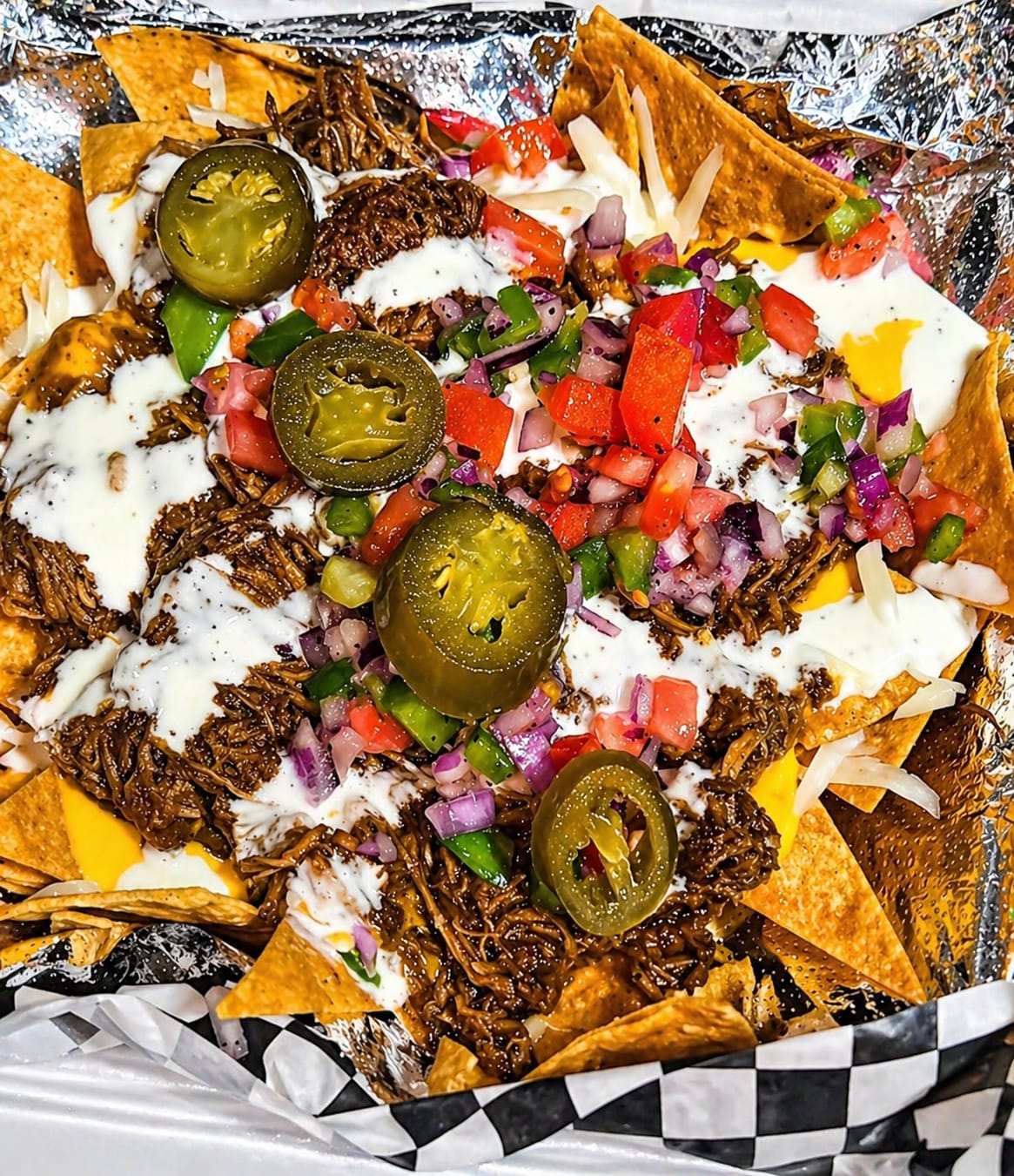 nachos birria de res
