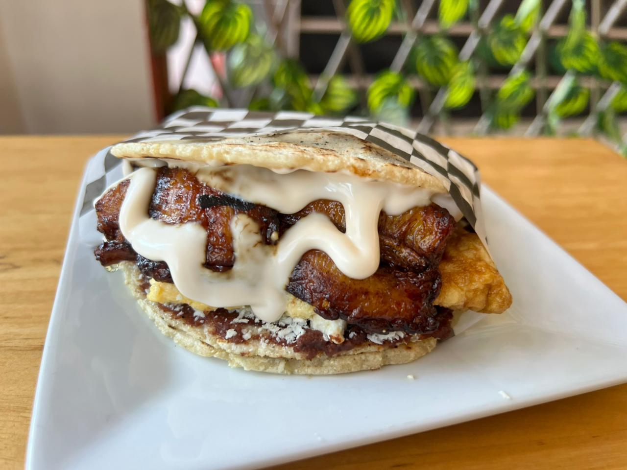 Burrita con plátano y chorizo